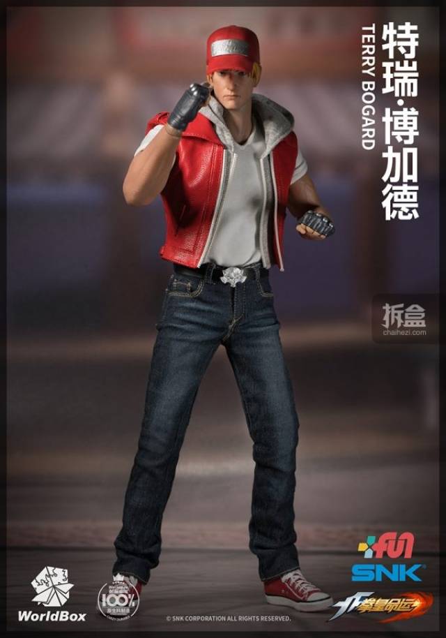 world box《拳皇》snk kof 特瑞 1:6可动人偶