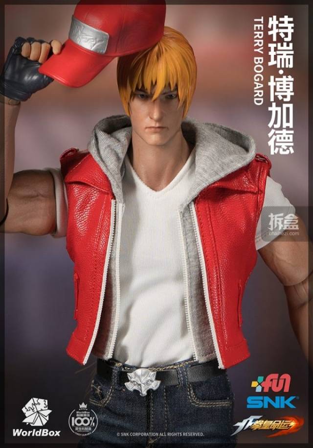 world box《拳皇》snk kof 特瑞 1:6可动人偶