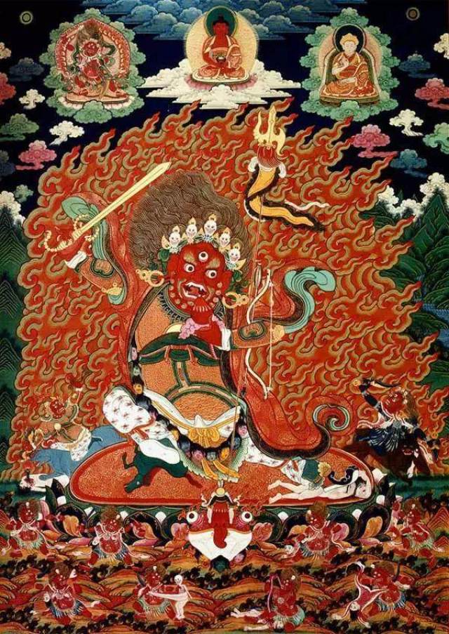 盘点|藏密神明在唐卡中的形象