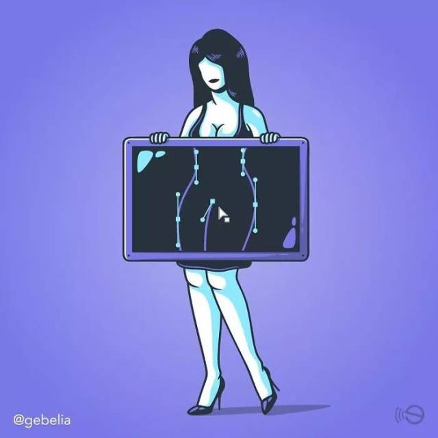 太讽刺了,这12幅人性插画揭开了成人世界伪装的真相