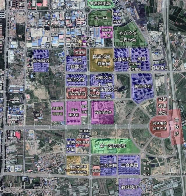 齐齐哈尔这个区域的变化,跟着谷歌地图看完,我被深深地震撼了!