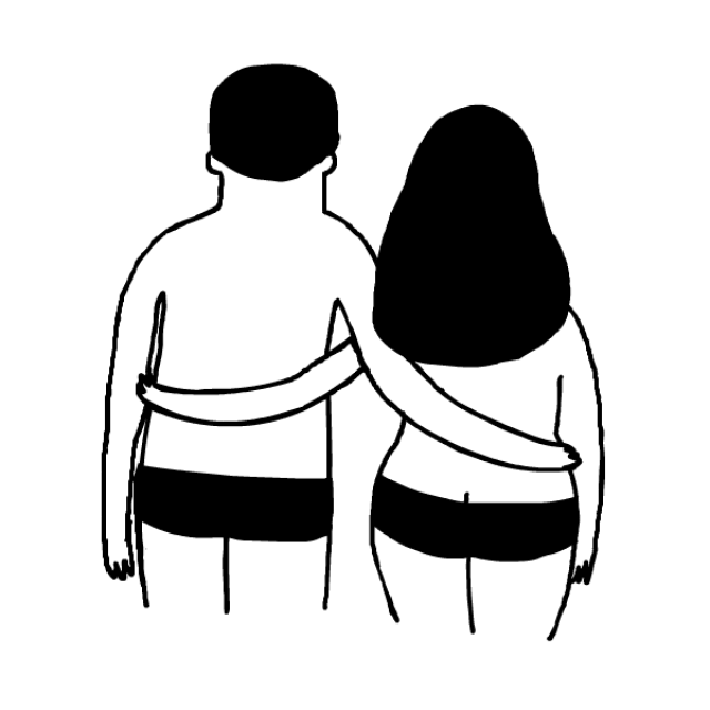 双胞胎姐妹的插画,性感不色情,撩撩你的小心脏!