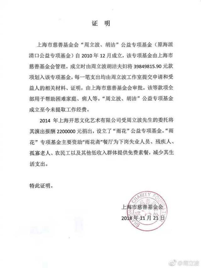 本人会在长宁法庭等你，另外看清楚，这是慈善基金会的证明，我在用事实