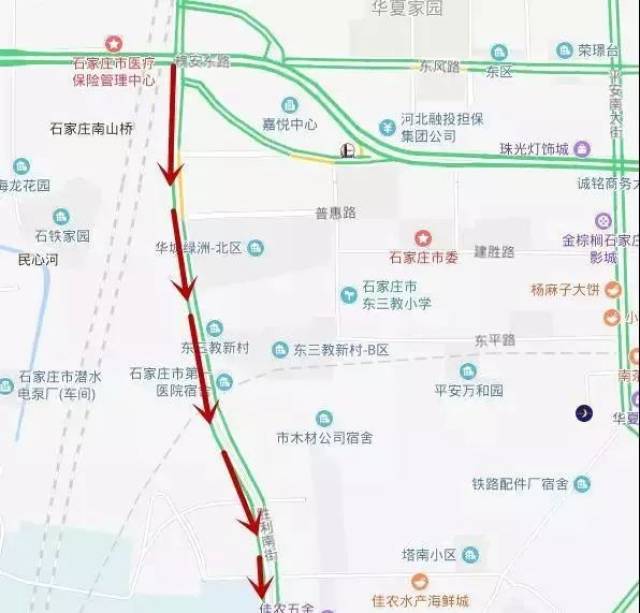 好消息!新胜利大街槐安路以南半幅主路12月9日通车