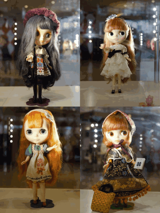 大眼睛百变美少女!火遍全球的blythe小布娃娃空降魔都