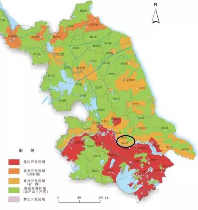 其实早在去年,《泰州市主体功能区实施规划》在南京通过评审,靖江就