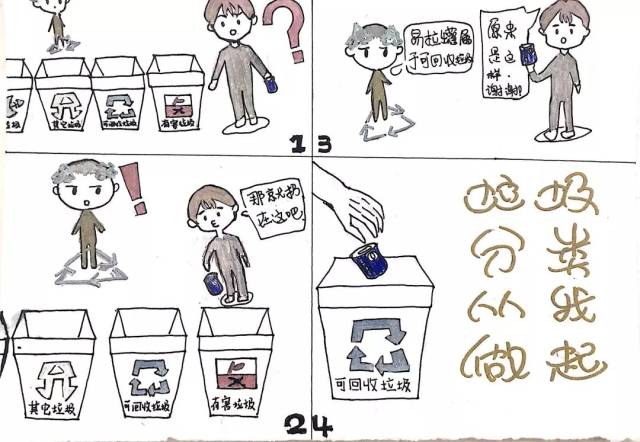 投票|垃圾分类漫画作品,pick你最喜爱的