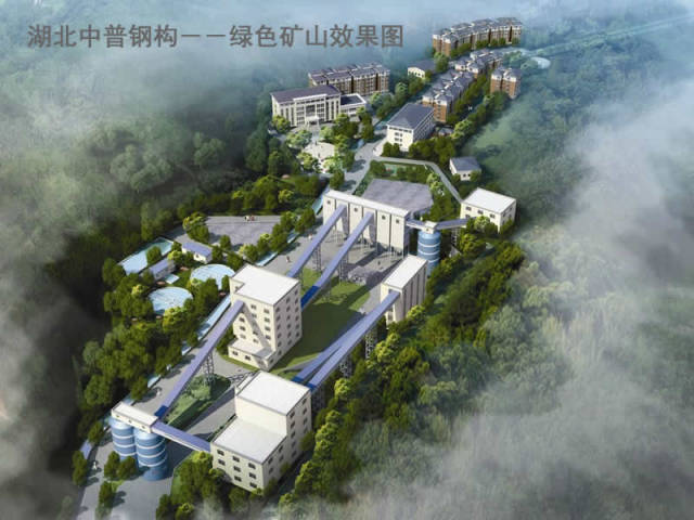 中普重工设计建设绿色型矿山效果图