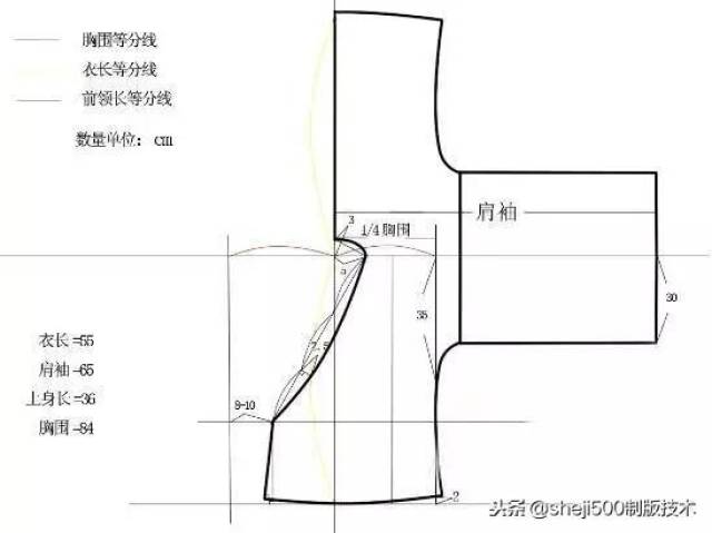 汉服中衣的纸样画法可以自己做一件传统的衣服