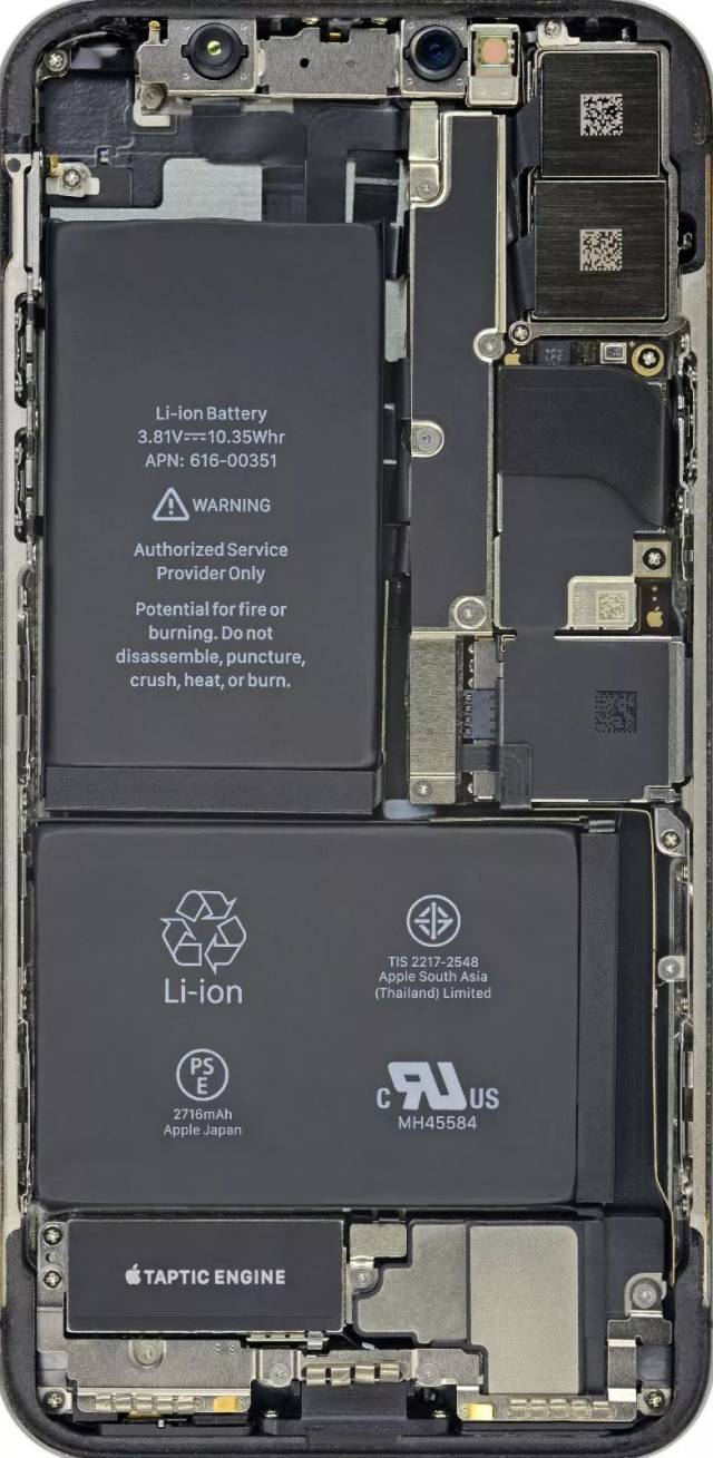 iphone xs: iphone x: iphone8: 如果iphone内部壁纸加上电流效果的
