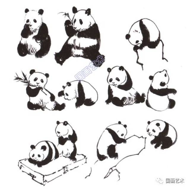 图文教程大熊猫的画法