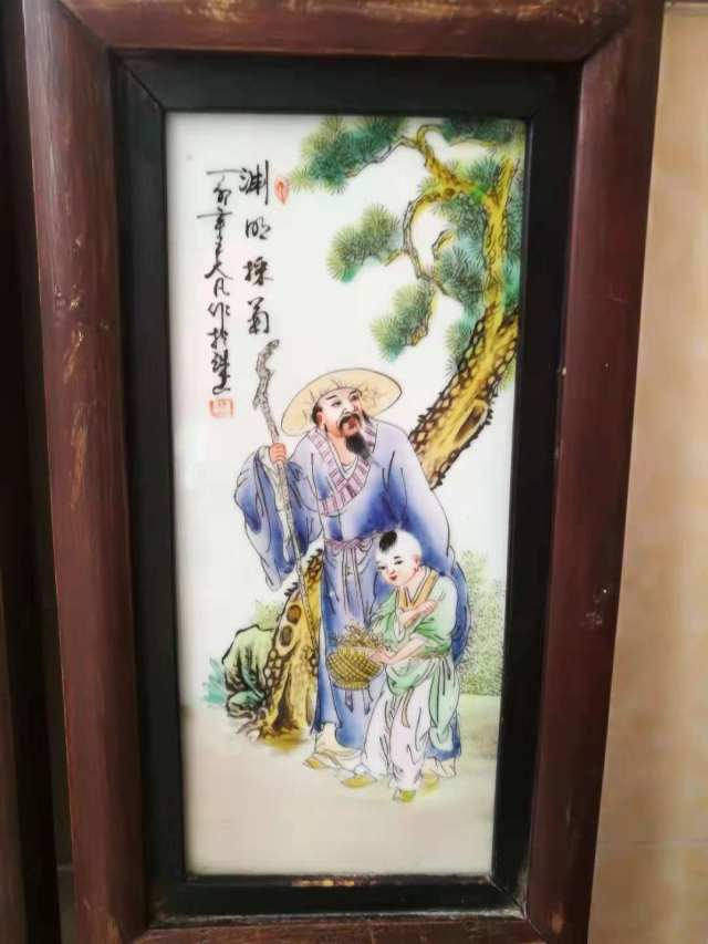 精品赏析—珠山八友名家瓷板画