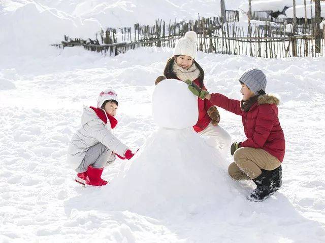 下雪了 不知道你最想做什么呢 是跟小伙伴们一起堆雪人?