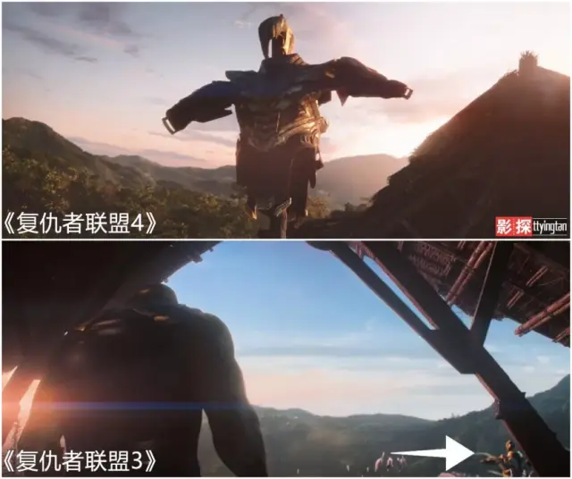反派灭霸出现. 承接复联3,完成愿望的他心满意足地脱下战甲.