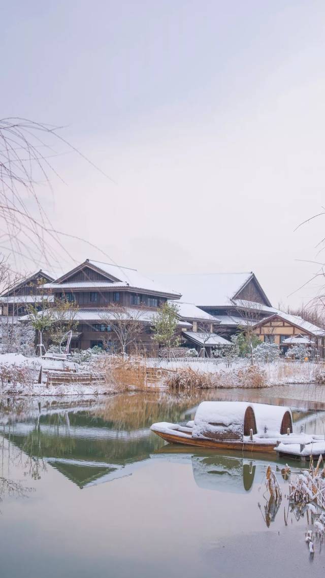 送一波拈花湾超美雪景壁纸