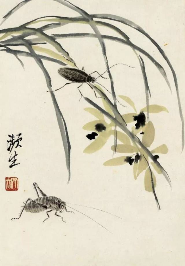 适合临摹|齐白石草虫集(90幅)
