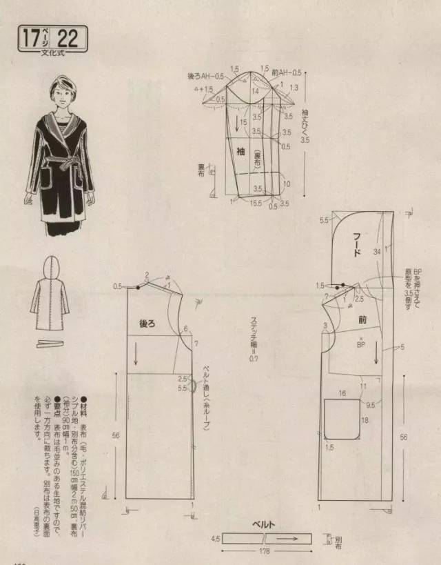 【女装纸样】女士大衣,卫衣,西服的图纸精选 六款欧美风时装纸样