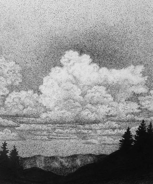 看看人家是怎么画云的!