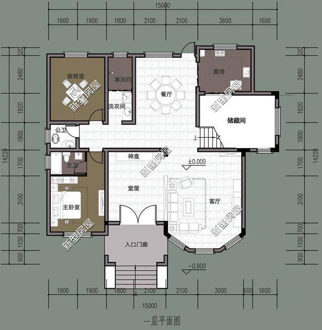 8套新农村建房户型图,堂屋大露台一个不落,我最爱第4套,你呢