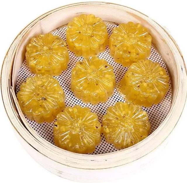 水晶桂花糕