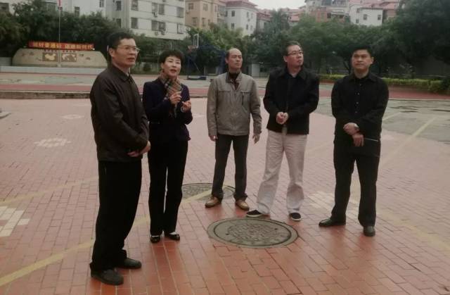 刘云标副区长莅临寨上小学指导文明创建