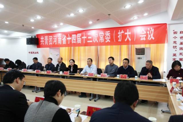共青团河南省十四届十三次常委(扩大)会议在郑州召开