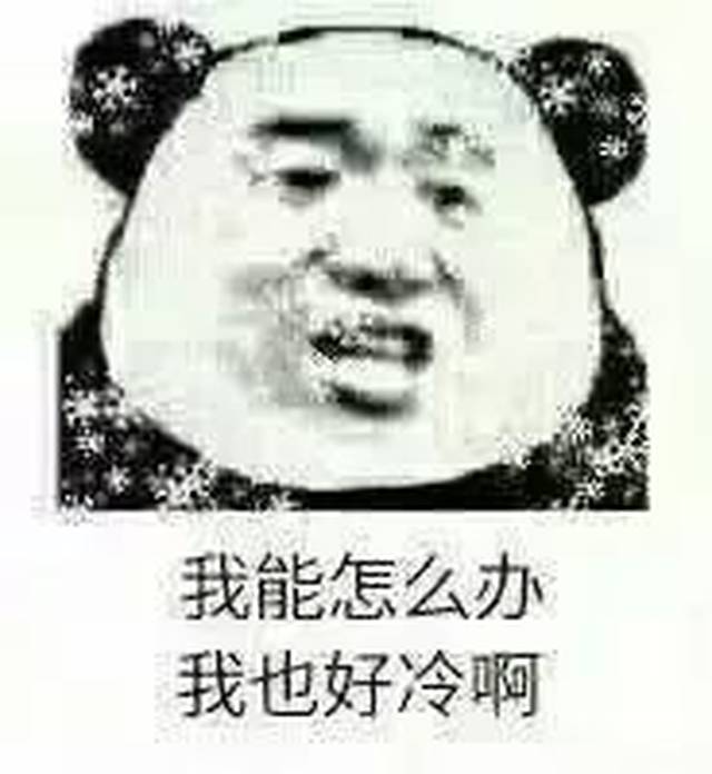 【喜闻乐见】天冷了,这些表情包你一定用得上