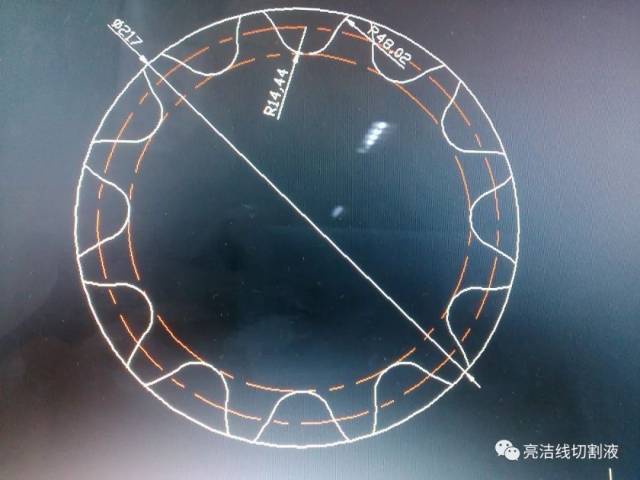 autocad实战教程-线切割画链轮