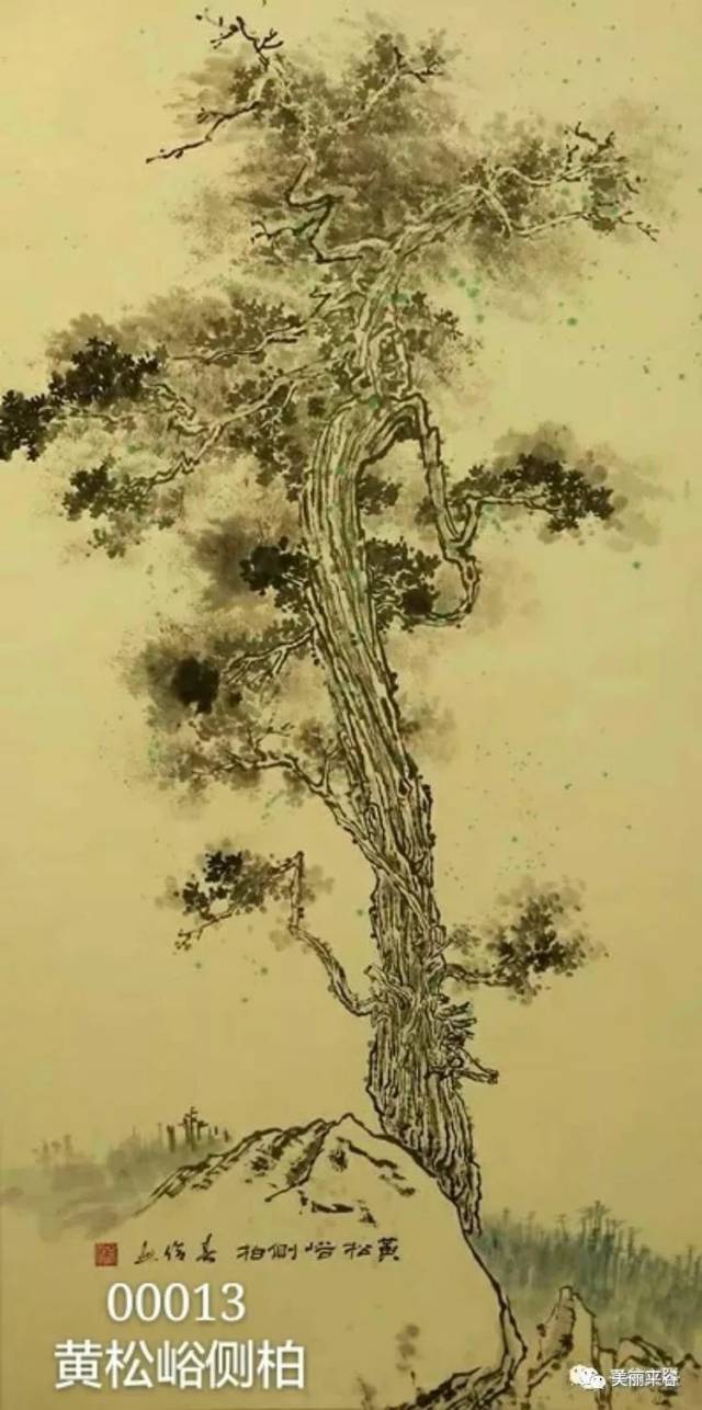 雅俗共赏:谢印成为"平谷文联"长卷画展五十八棵古树题写原创诗词60篇
