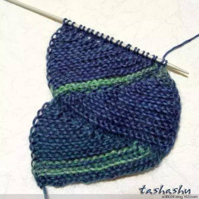 分享一款美丽的树叶棒针织法教程,简单实用,编织毛衣可好看了