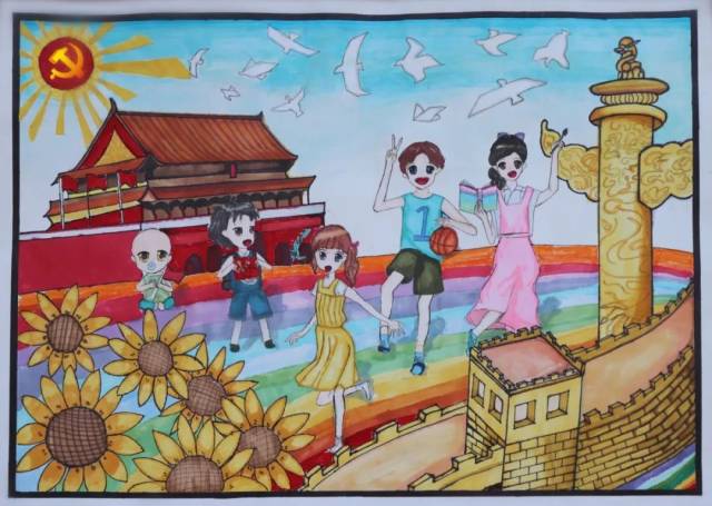 精神,道滘镇宣教文体局举办了"阳光下成长"中小学生艺术作品评比活动
