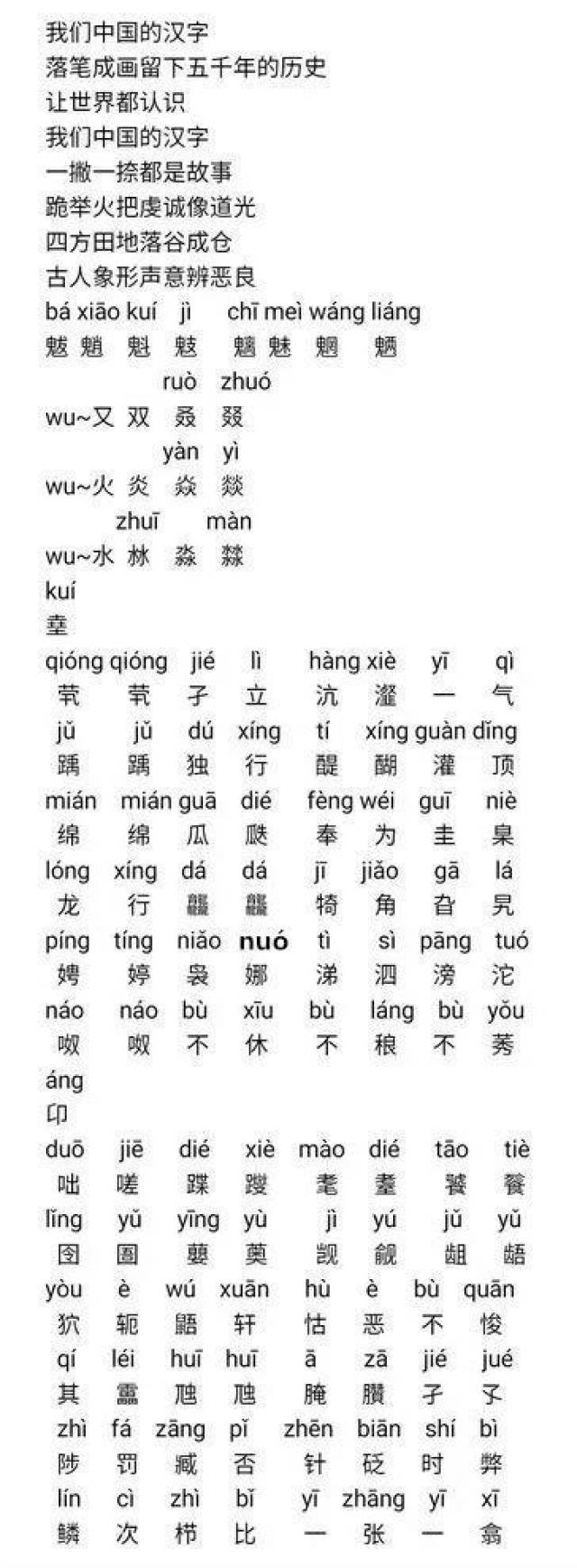 下面为您送上《生僻字》这首歌的歌词,怕您着急,拼音都标注好了,可以