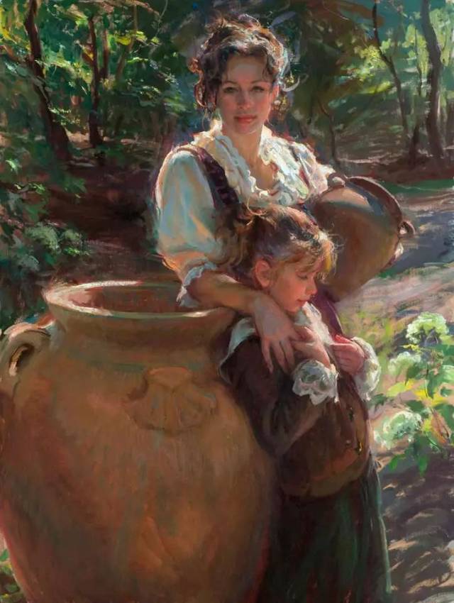 浪漫写实主义风格 美国画家daniel f.gerhartz