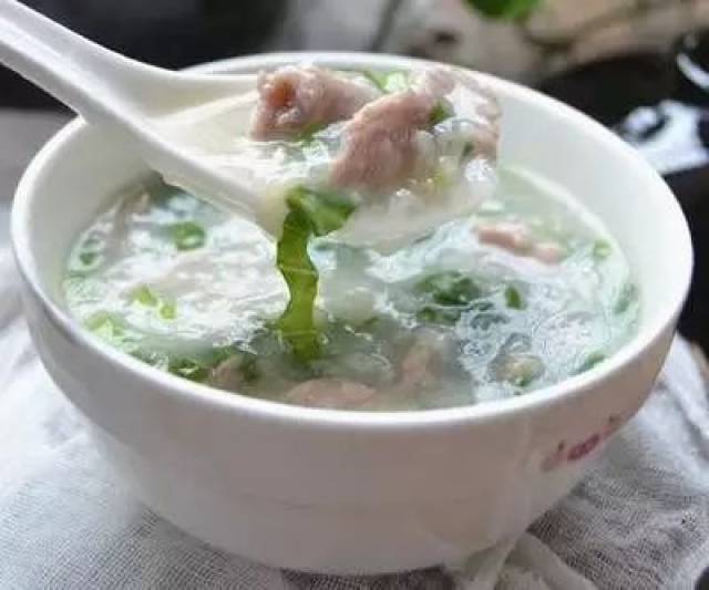 芥菜瘦肉粥