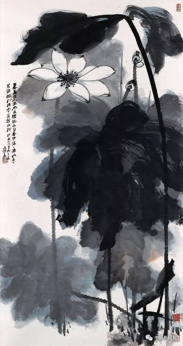——读张大千同名国画 文/戴永成 宁静的秋岸.苍凉的秋风.