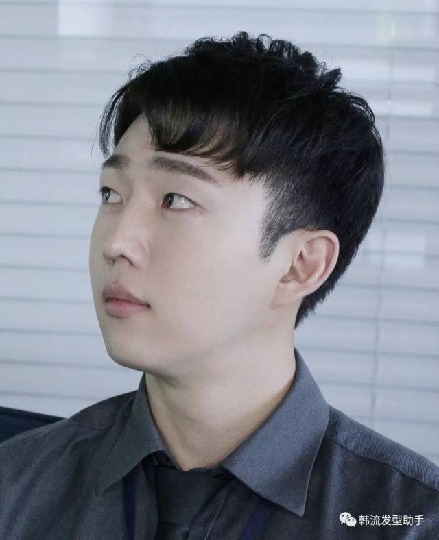 韩国发型三七分潮流烫发各种卷法后图片图片