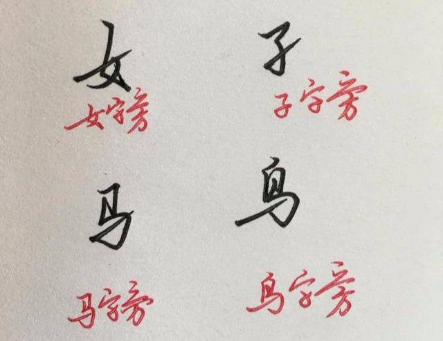 提手旁分解图示范