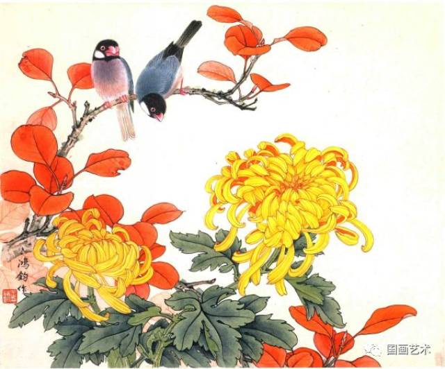 图文教程:灰文鸟的工笔与写意画法