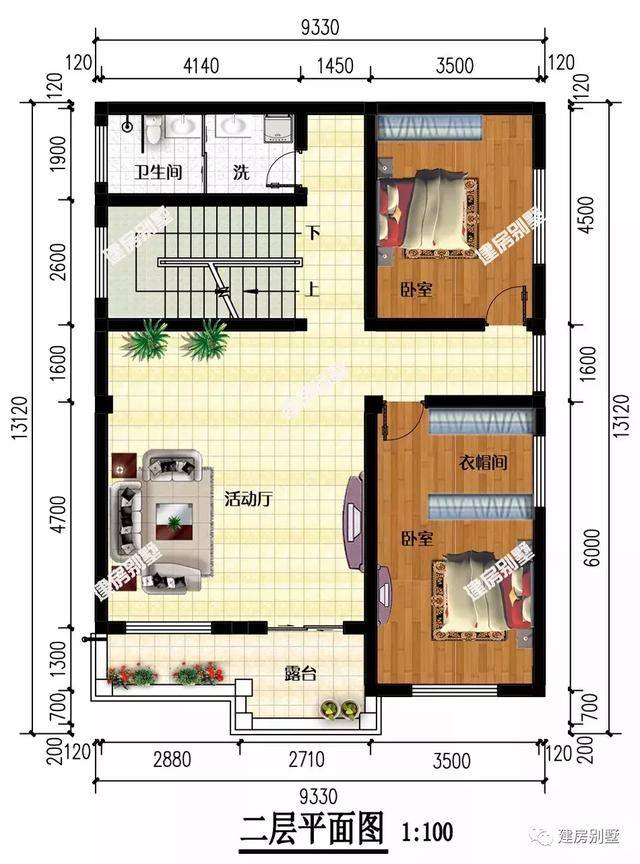 小面宽的三层农村自建房,简单又实用,施工队极力推荐