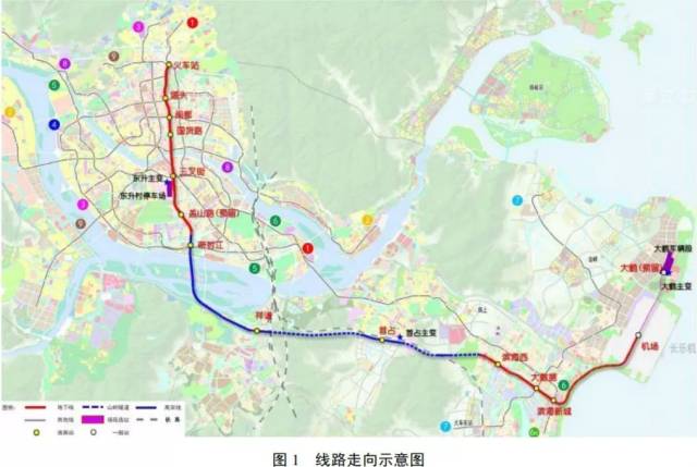 铁路北侧→莲花山→滨海新城规划福海路路→滨海大道→机场高速→机场