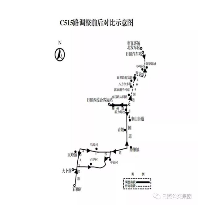 c528路(日照-石棉矿) 二,c512路(日照-薄家口) 三,c201路(日照-莒县)