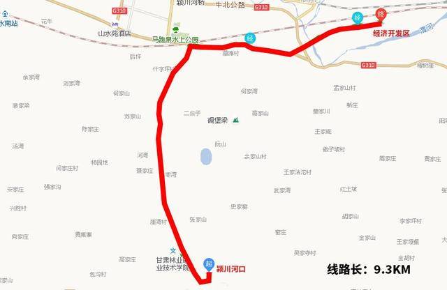 双击点开,大图详解天水有轨电车1号线四段线路!收藏