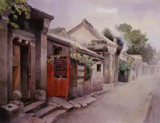 精美绝伦的老北京水彩画,震撼人心!