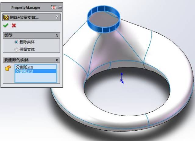 solidworks曲面建模实体:此图貌似简单,却需要一点技术