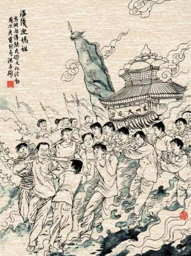 一笔一画,艺术家笔下的闽南习俗,竟如此的引人入胜