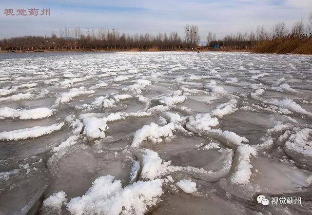 于桥水库上游开始结冰