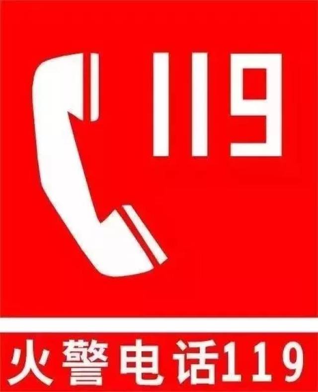 并同时拨打119火警电话