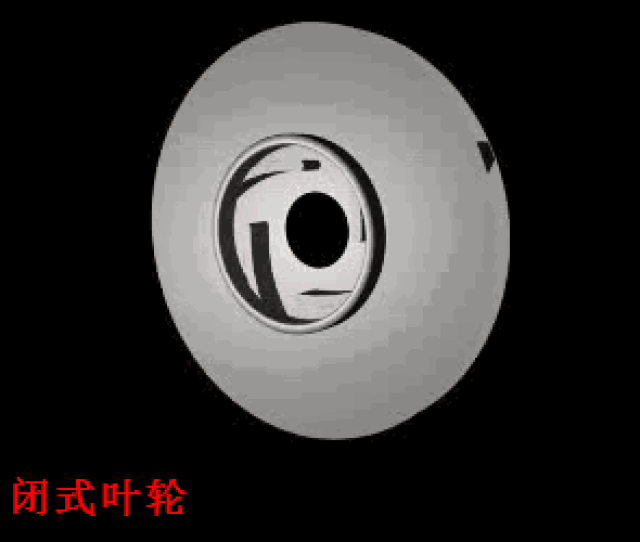 在叶轮后盖板上钻若干个小孔,可减少叶轮两侧的压力差,从而减轻了轴向