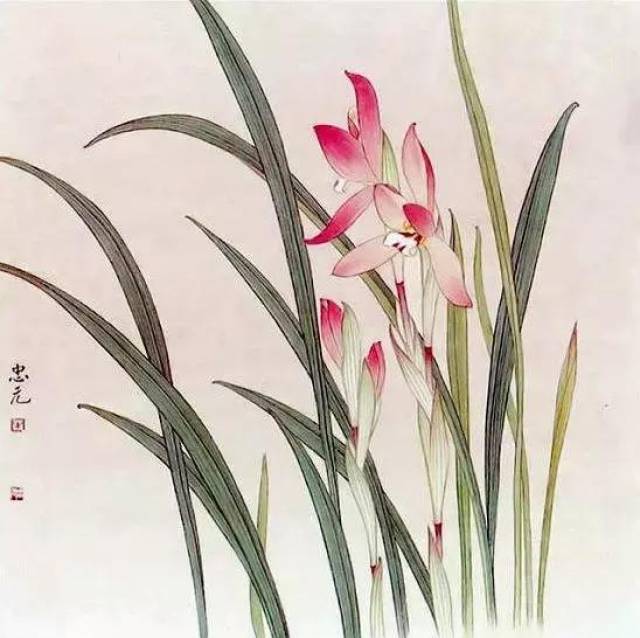 我从山中来,带着兰花草|名家兰花图欣赏