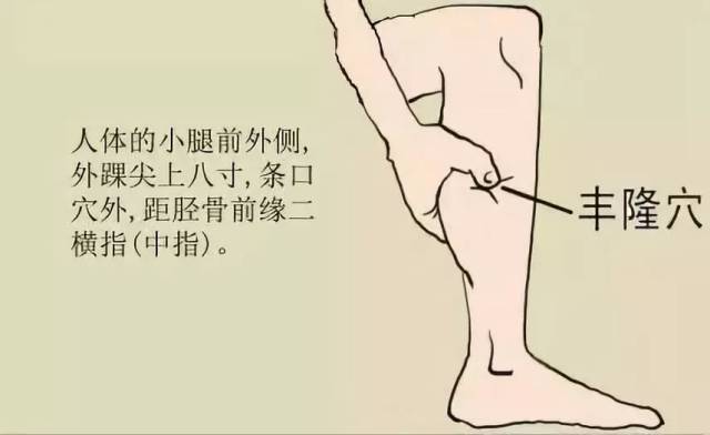 外膝眼下3寸,胫骨外侧约一横指处,用艾条灸10-1钟或艾灸仪灸30